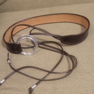 Brighton Brown and Silver Women's Belt